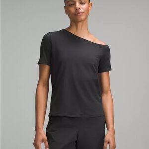 Lululemon Off-The-Shoulder Cotton T-Shirt